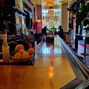 There&apos;s a long, warm bar