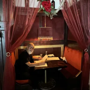 &quot; VIP&quot; booth.  celebrating our anniversary.