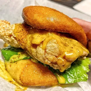 Fried chicken Bao