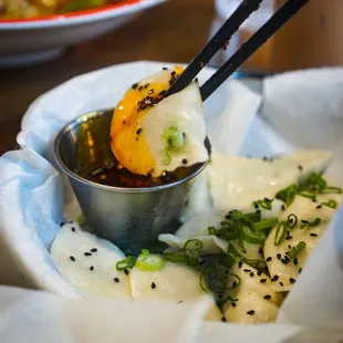 Chive &amp; Pork Dumplings (10pc) - IG: @nelson_eats