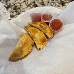 Empanadas (beef, chicken &amp; spinach)