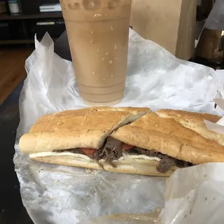 Steak Sandwich with Cheese