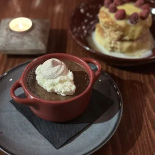 Mexican Chocolate Pot de Crème and Tres Leches