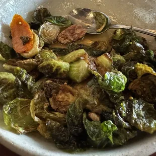 Crispy Brussels sprouts