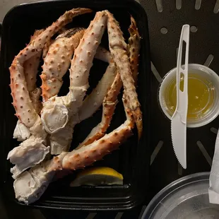 And that&apos;s 42 dollars worth of Bibas Crab Legs....