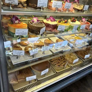 Variety of tart ,pie and cake