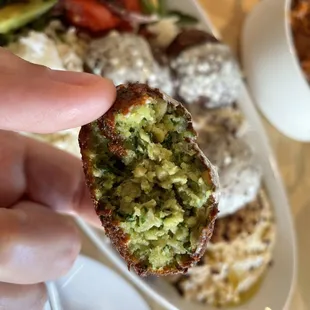 Great falafel texture