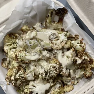 Cauliflower with Tahini Sauce