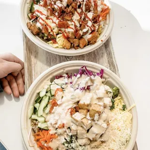 Sweet &amp; Spicy Chicken , steak bowl