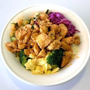 Custom Spicy Chicken Bowl - Mmm!