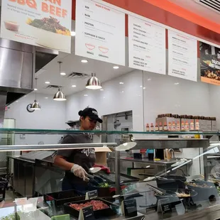 Front Counter at Bibibop Toledo Talmadge Rd.