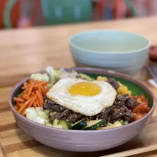 a bowl of bibim
