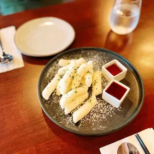 a plate of food on a table