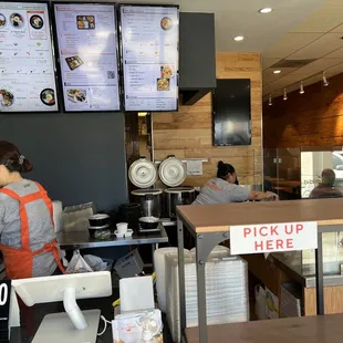 Lots of takeout/delivery business, but you can order in person