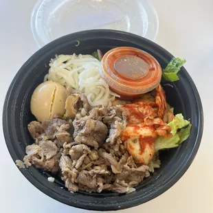 bibimbap with beef