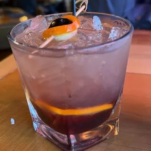 Didn't think I'd like this Cherry coconut old fashion, but I was wrong. It was incredible!