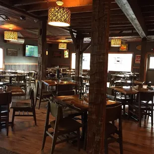 The remodeled downstairs space.