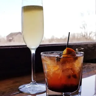 French 75 / Classic Wisconsin Old Fashioned