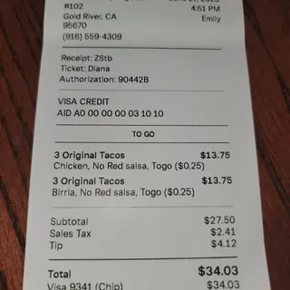 3 Original Tacos