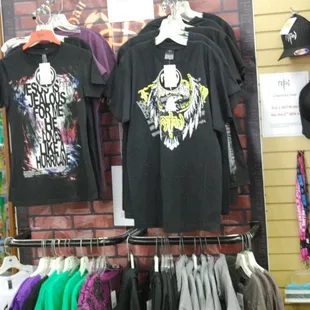 Some of the Christian apparel we sell.