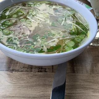 Pho Noodles and Broth