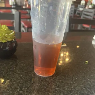 To-go unsweet tea