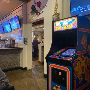 Arcade inside (two machines)