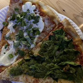 Pesto Spinach Pizza