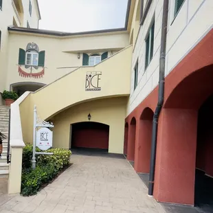 Restaurant is on second floor