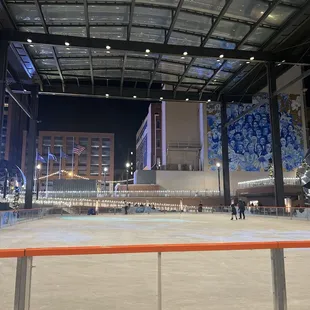 Ice skating