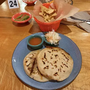 Two pupusas