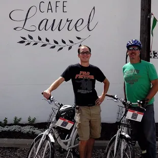 First day of BICI bike share, May 15, 2015