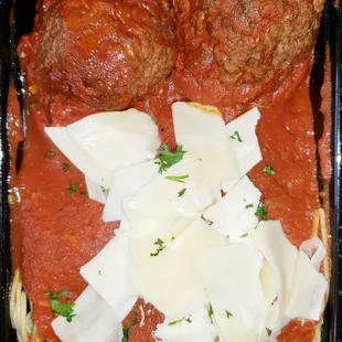 Spaghetti and Meatballs