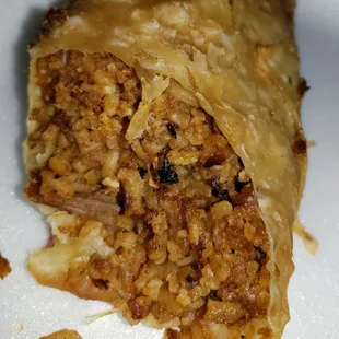Cajun Eggrolls filled with Boudin