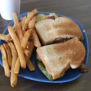 BLT with fries.