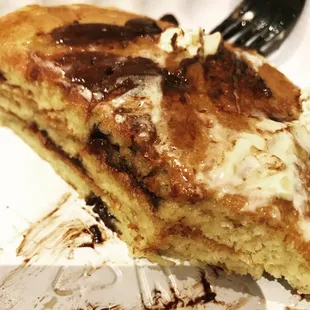 Chocolate chips pancakes