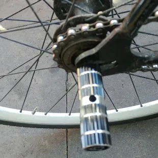 Bike pegs