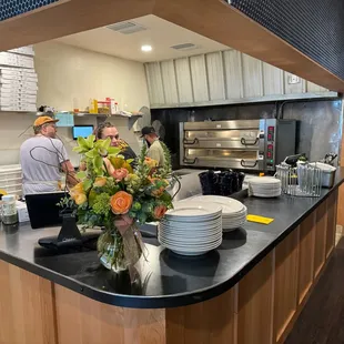 sushi and sashimi, interior