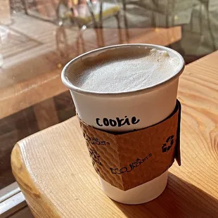 Biscoff Cookie Butter Latte w Oat Milk