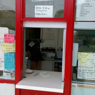 Front window