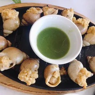 Oc huong nuong bo toi- ok