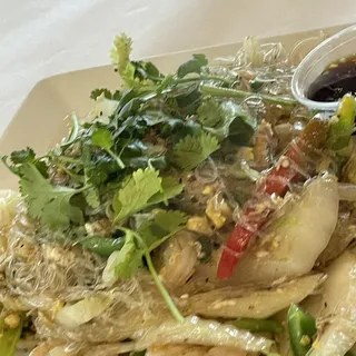 Shrimp and Crab Stir Fried Glass Noodle / Min xo tm cua
