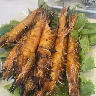 Giant Prawns Spicy Seasoned Grilled