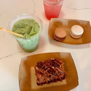 Best macarons!! Brownie was a fudgy delight!!