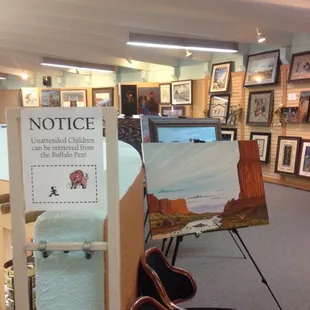 Upstairs. Don't lose your kids.