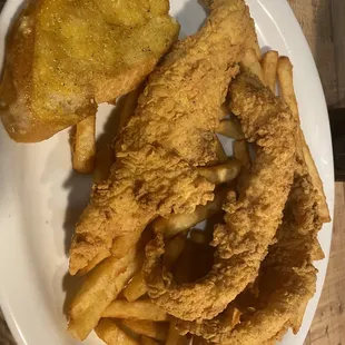 Fried fish platter.