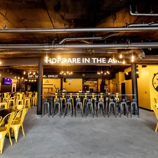 the interior of a restaurant