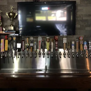 New fully stainless steel custom 24 tap draft system!  30 taps total!!