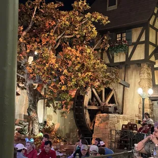 The restaurant interior