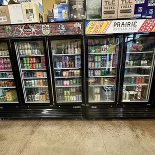 Local beer fridges